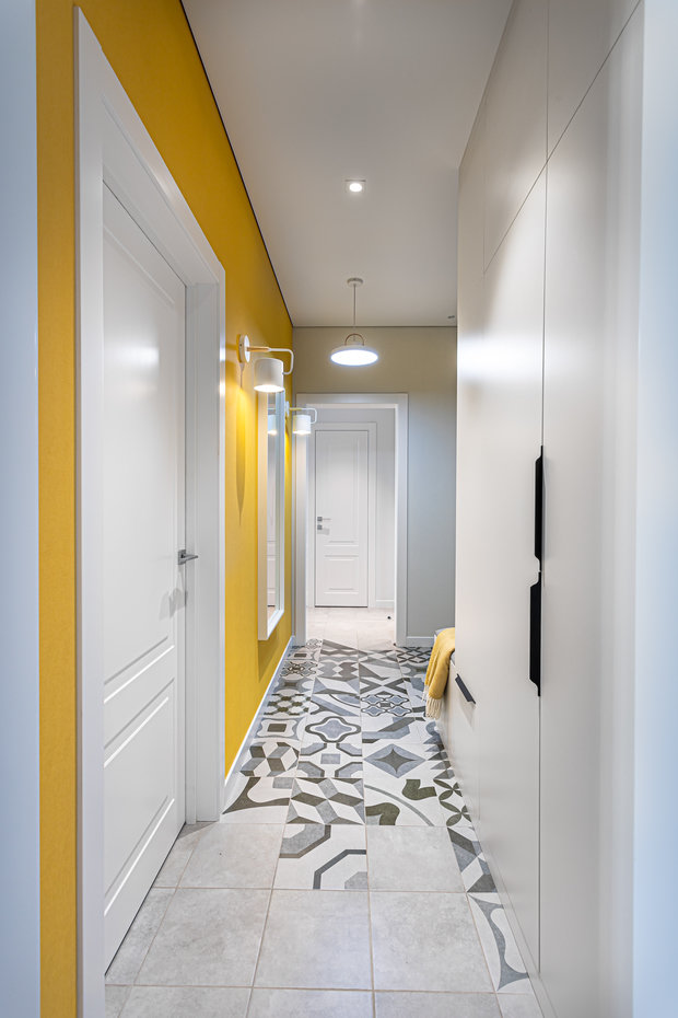 Фотография: Прихожая в стиле Скандинавский, Современный, Квартира, Проект недели, Москва, 2 комнаты, 40-60 метров, Татьяна Сизова – фото на INMYROOM