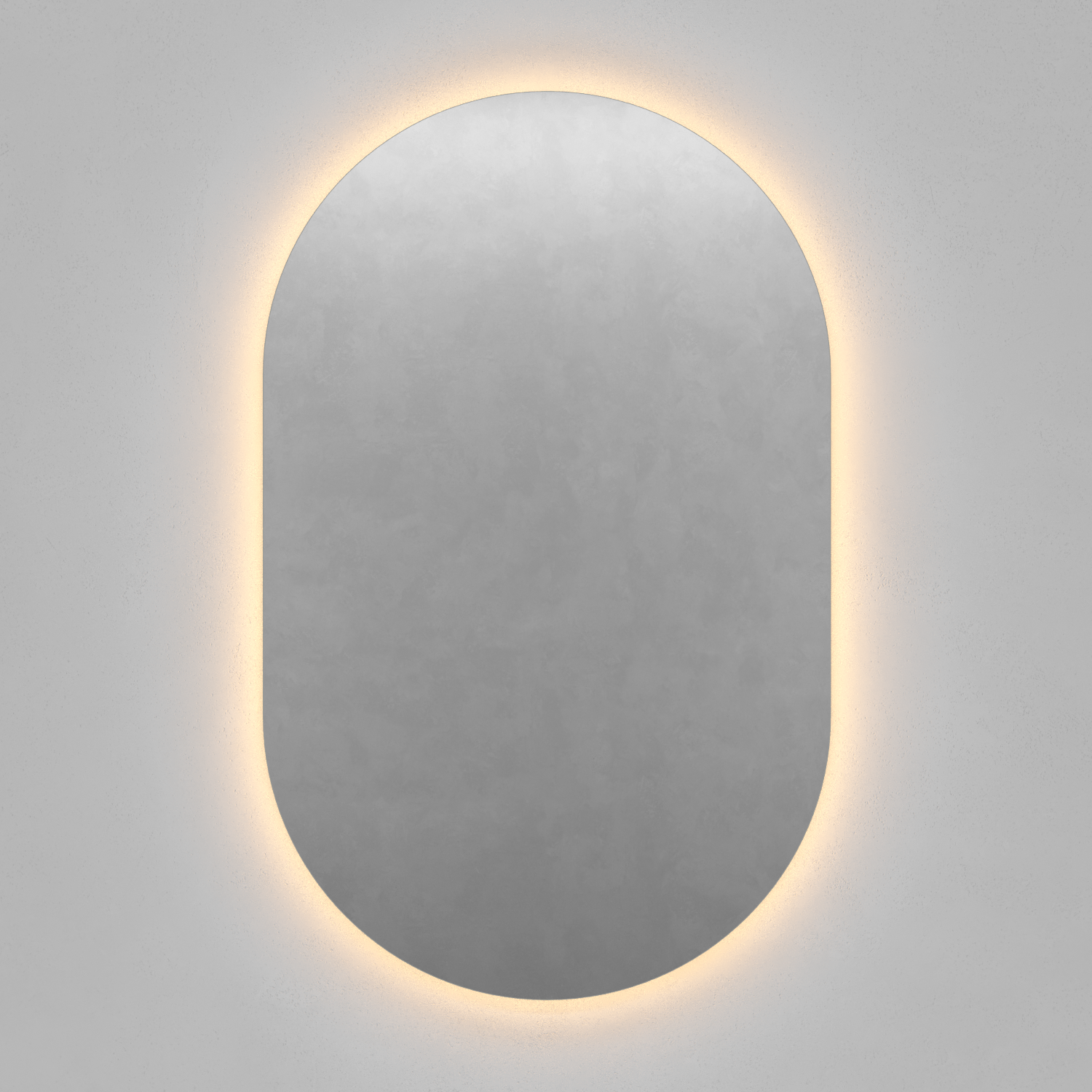 Настенное зеркало Nolvis NF LED S с тёплой подсветкой 