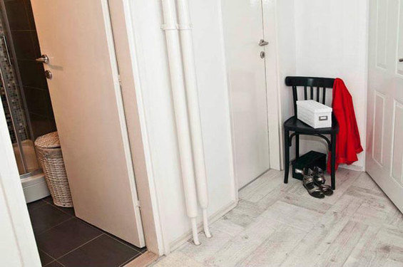 Фотография: Прихожая в стиле Минимализм, Скандинавский, DIY, Малогабаритная квартира, Квартира, Дома и квартиры – фото на INMYROOM