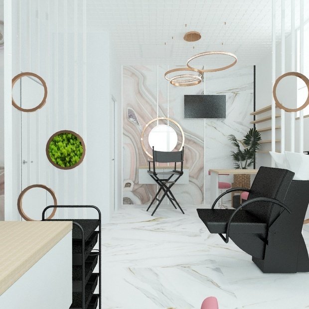 Фото из портфолио Салон красоты – фотографии дизайна интерьеров на INMYROOM