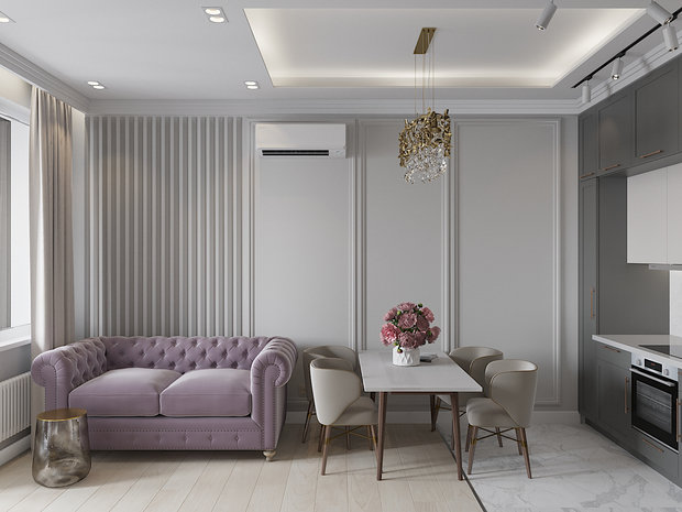 Фото из портфолио Квартира 45 м2. Простые истины – фотографии дизайна интерьеров на INMYROOM