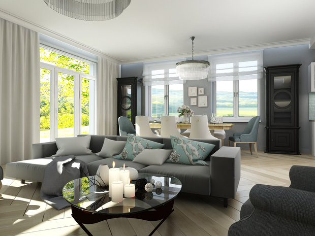 Фото из портфолио Американская классика в поселке "Европа" – фотографии дизайна интерьеров на INMYROOM