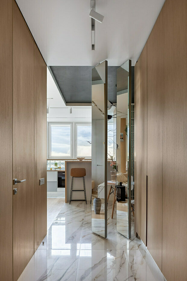 Фотография: Прихожая в стиле Современный, Минимализм, Эко, Квартира, Проект недели, Монолитный дом, 2 комнаты, 40-60 метров, Студия дизайна интерьеров Алексея Сушкова, Алексей Сушков, Белгород – фото на INMYROOM