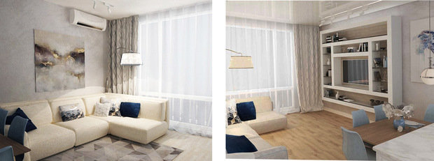 Фото из портфолио LIFE-Кутузовский – фотографии дизайна интерьеров на INMYROOM