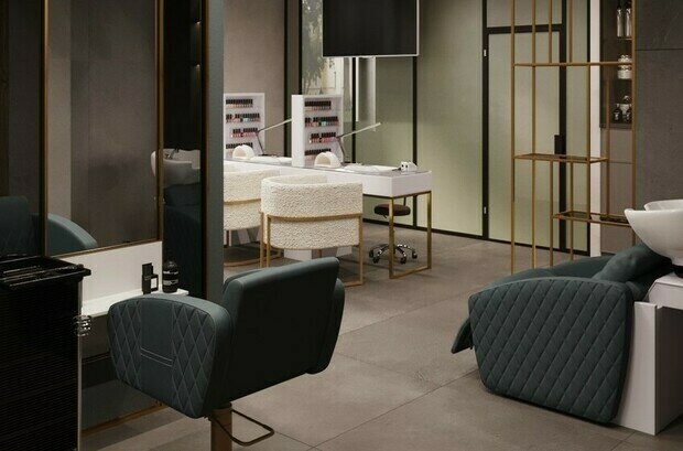 Фото из портфолио Салон красоты – фотографии дизайна интерьеров на INMYROOM
