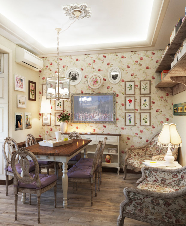 Фото из портфолио Дизайн Квартиры 49м2 с учетом законов Васту – фотографии дизайна интерьеров на INMYROOM