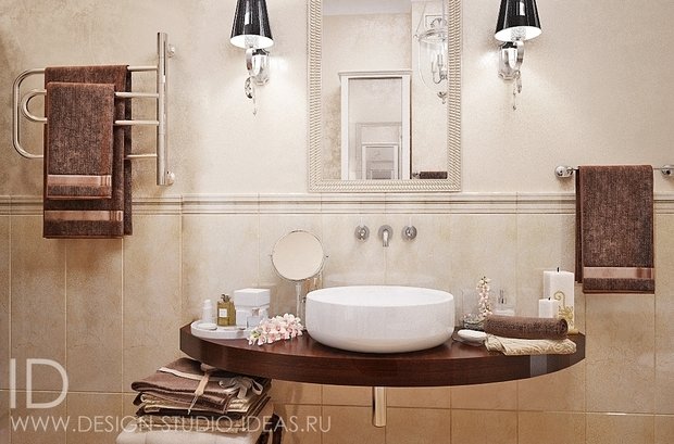 Фото из портфолио ЭЛЕГАНТНАЯ НЕОКЛАССИКА В СИМФЕРОПОЛЕ, 71 м² – фотографии дизайна интерьеров на INMYROOM