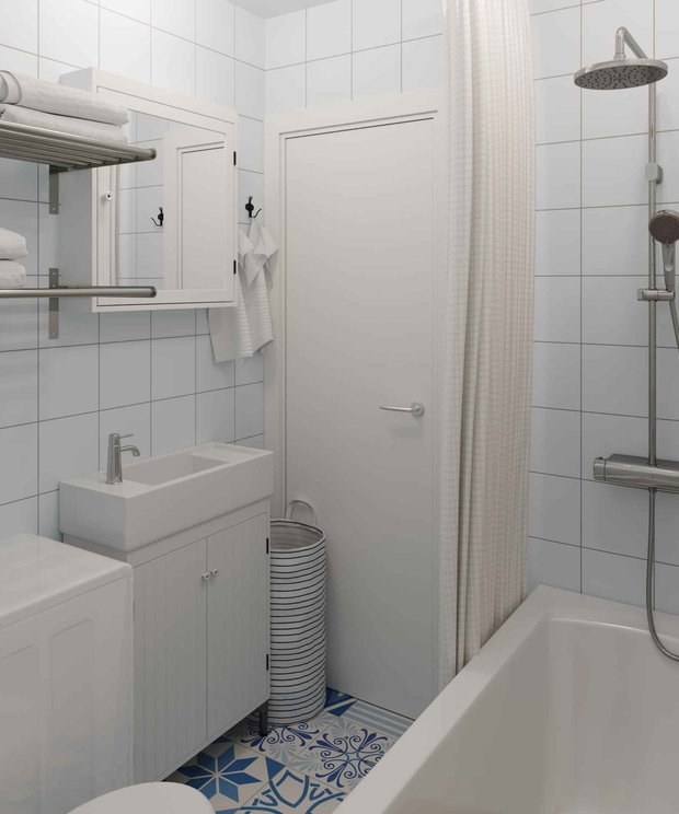 Фотография: Ванная в стиле Скандинавский, Гид, ИКЕА, П-44 – фото на INMYROOM