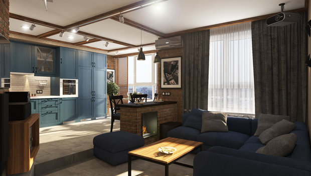 Фото из портфолио Дизайн гостиной – фотографии дизайна интерьеров на INMYROOM