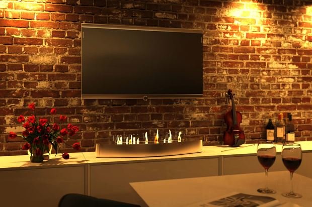 Фото из портфолио Автоматический биокамин Decoflame Denver Ellipse – фотографии дизайна интерьеров на INMYROOM