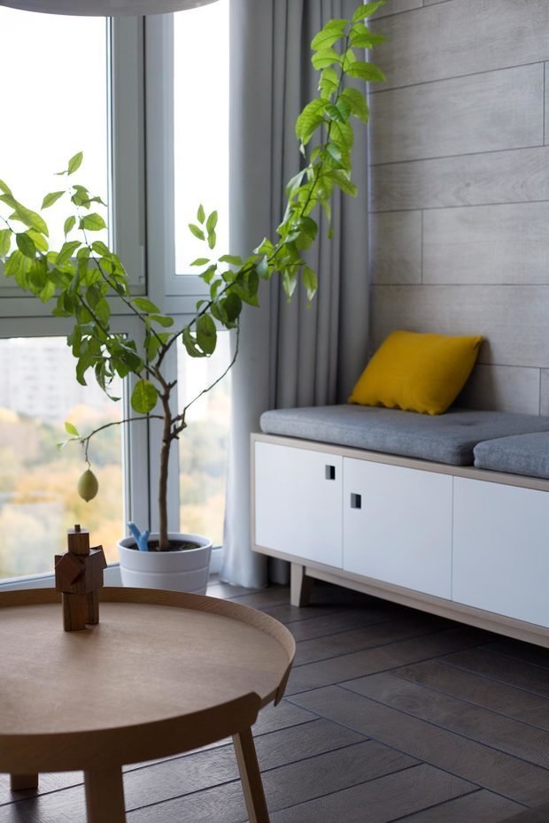 Фотография: Балкон в стиле Минимализм, Современный, Квартира, Проект недели, Москва, Монолитный дом, 3 комнаты, 60-90 метров, Zeworkroomstudio – фото на INMYROOM