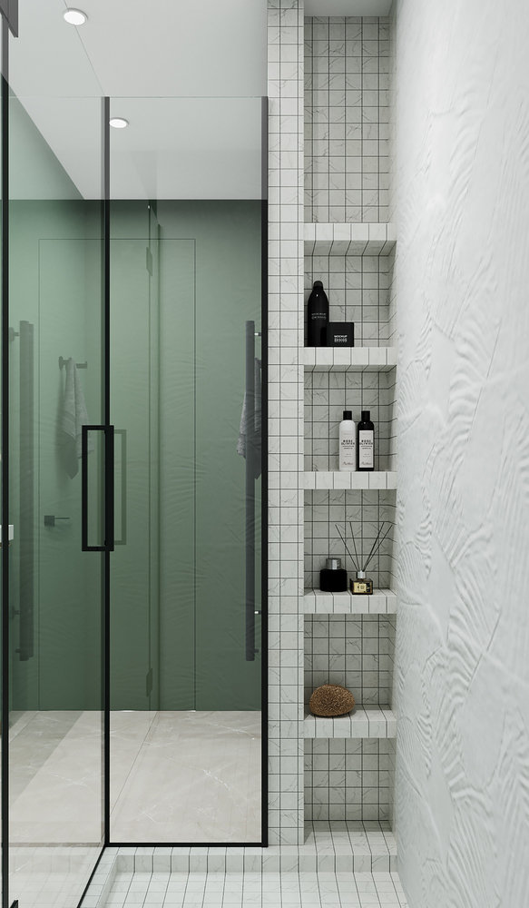 Фотография: Ванная в стиле Современный, Квартира, Проект недели, Москва, 2 комнаты, 40-60 метров, SKStudio – фото на INMYROOM Фотография: Ванная в стиле Современный, Квартира, Проект недели, Москва, 2 комнаты, 40-60 метров, SKStudio – фото на INMYROOM