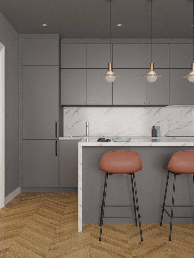 Фото из портфолио EMERALD FLAT – фотографии дизайна интерьеров на INMYROOM