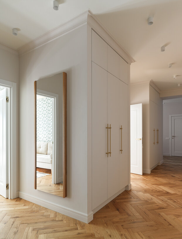 Фотография: Прихожая в стиле Скандинавский, Современный, Квартира, Проект дня, 3 комнаты, 60-90 метров, Анастасия Заркуа, Санкт-Петербруг, фото интерьера, дизайн интерьера фото – фото на INMYROOM