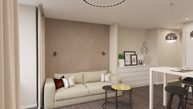 Фото из портфолио Квартира в Доме на Баковке – фотографии дизайна интерьеров на INMYROOM