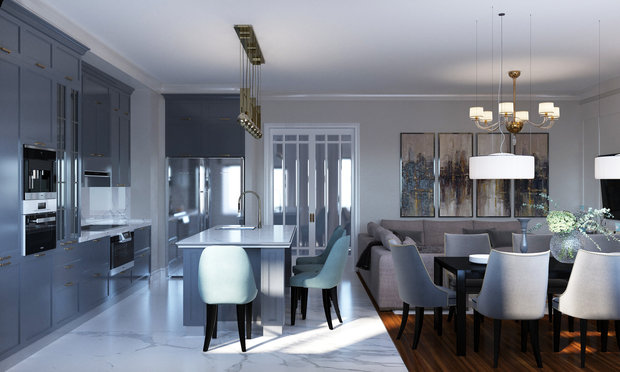 Фото из портфолио Квартира - современная классика. 1905 г. Кухня. – фотографии дизайна интерьеров на INMYROOM