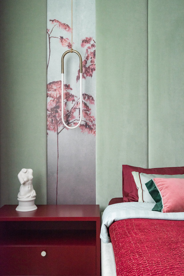 Фотография: Спальня в стиле Современный, Эклектика, Квартира, Проект недели, Екатеринбург, 4 и больше, Более 90 метров, Ксения Ерлакова – фото на INMYROOM