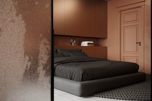 Фото из портфолио Белая или черная спальня? – фотографии дизайна интерьеров на INMYROOM