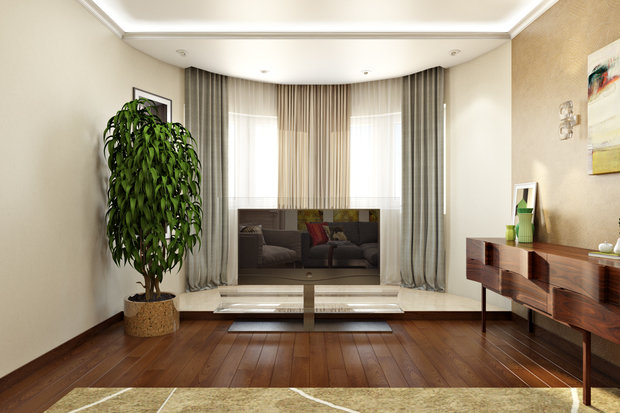 Фото из портфолио Эклектичная гостиная – фотографии дизайна интерьеров на INMYROOM