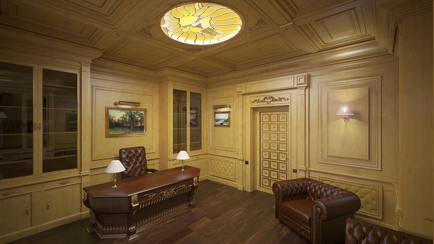 Фото из портфолио Кабинет. Частный дом. – фотографии дизайна интерьеров на INMYROOM