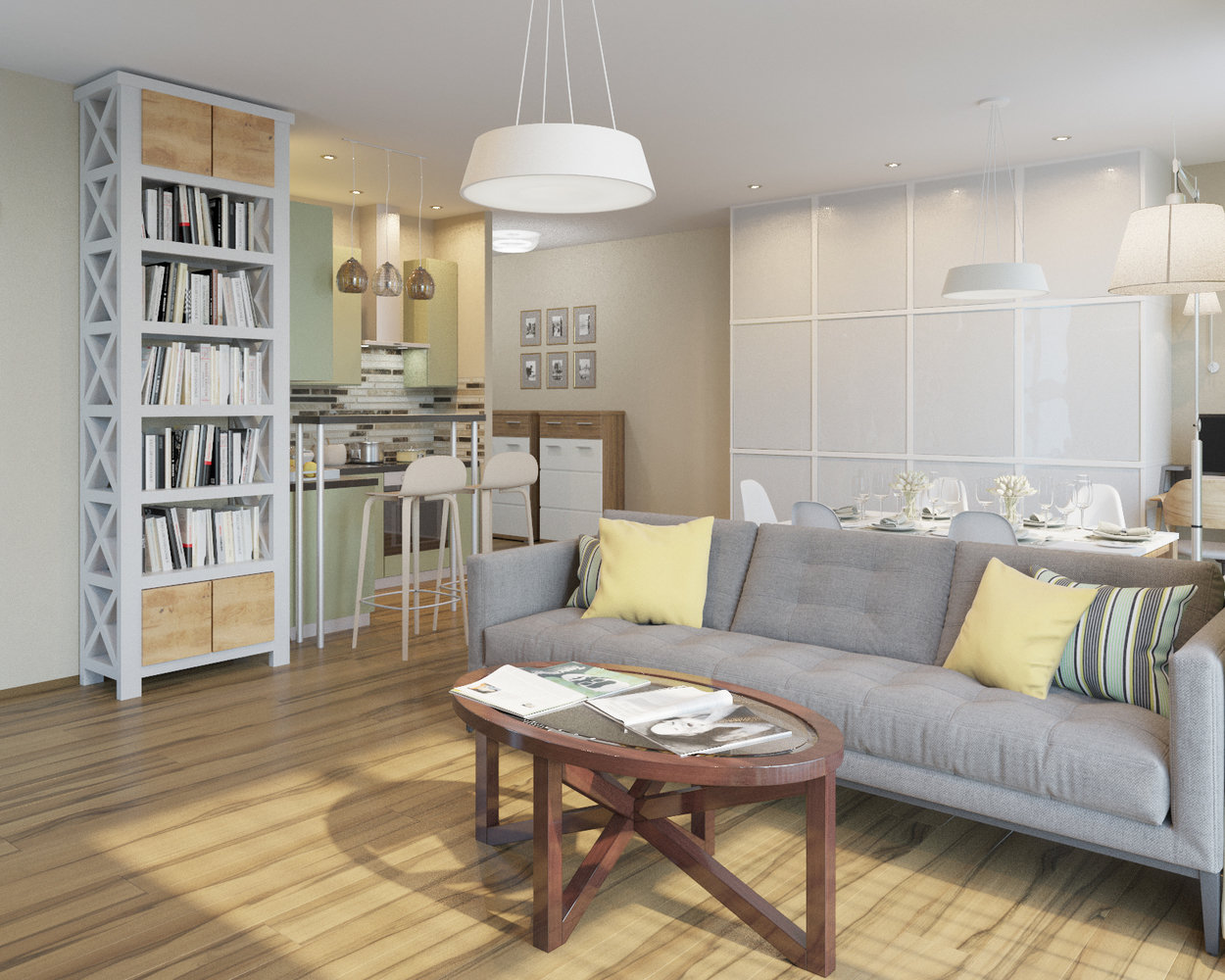 Фотография: Гостиная в стиле Скандинавский, Современный, Квартира, Студия, Проект недели, Московская область, Студия 3.14, Анна Штукина, Борис Комаровский, Балашиха, новостройка, Монолитный дом, 60-90 метров – фото на INMYROOM Фотография: Гостиная в стиле Скандинавский, Современный, Квартира, Студия, Проект недели, Московская область, Студия 3.14, Анна Штукина, Борис Комаровский, Балашиха, новостройка, Монолитный дом, 60-90 метров – фото на INMYROOM