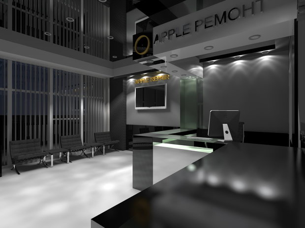 Фото из портфолио APPLE SERVICE – фотографии дизайна интерьеров на INMYROOM