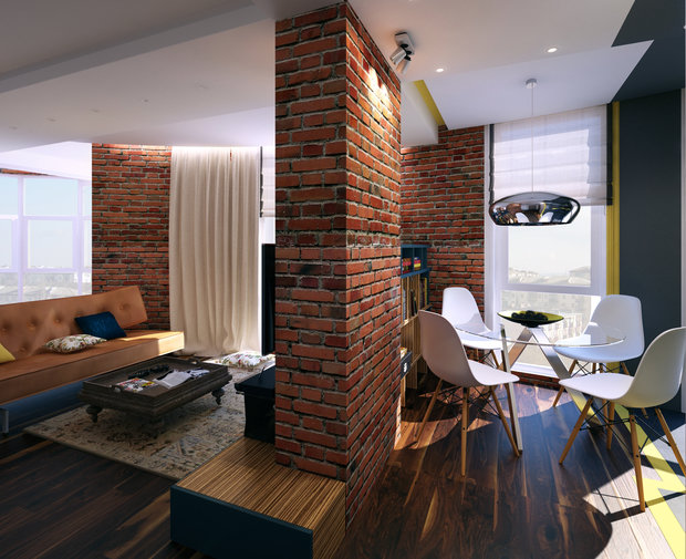 Фото из портфолио уютный лофт  – фотографии дизайна интерьеров на INMYROOM