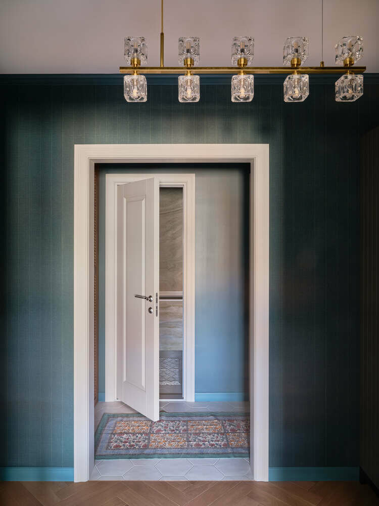 Фотография: Прихожая в стиле Современный, Классический, Квартира, Проект недели, Москва, Монолитный дом, 4 и больше, Более 90 метров, Ольга Рудакова, Rudakova design – фото на INMYROOM