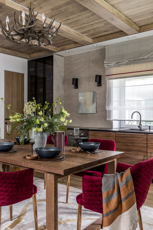 Фотография: Кухня и столовая в стиле Современный, Эклектика, Проект дня, Дача, Дом и дача, Самара, 3 комнаты, 60-90 метров, Мария Карпова, Ольга Борисова – фото на INMYROOM