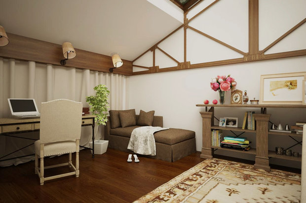 Фото из портфолио Загородный дом в поселке "Павлово", 1000 м2 – фотографии дизайна интерьеров на INMYROOM