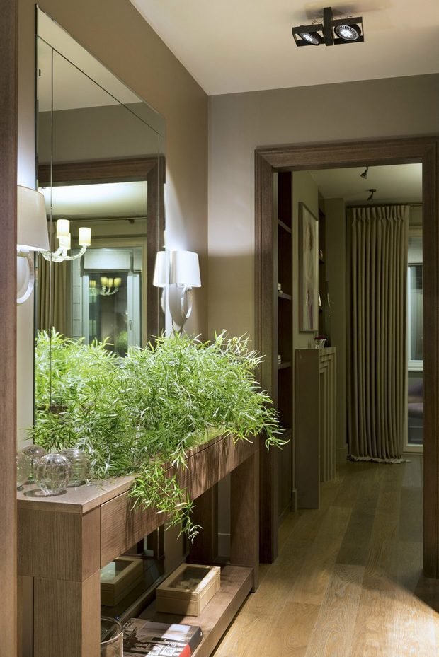 Фотография: Прихожая в стиле Современный, Эко, Квартира, Планировки, Serax, Мебель и свет, Белый, Проект недели, Черный, Красный, Зеленый, Бежевый, Серый, Розовый, Коричневый, Подмосковье, MERIDIANI, Химки, Farrow & Ball, «Золотой лес», Holland & Sherry, Mooi, Stephane Davidts, Porta Romana, «7цветов-Декор», Татьяна Аленина, Лариса Кравченкова, темные цвета в интерьере – фото на INMYROOM