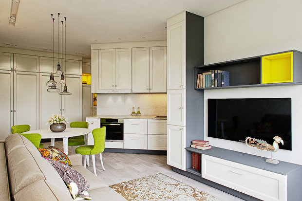 Фото из портфолио Гостиная "Весна" – фотографии дизайна интерьеров на INMYROOM