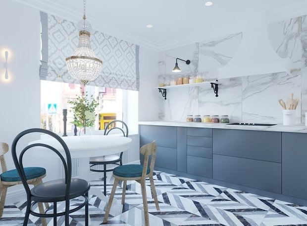 Фото из портфолио Дизайн трехкомнатной квартиры – фотографии дизайна интерьеров на INMYROOM