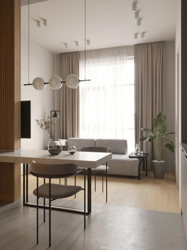 Фото из портфолио Из двушки в трешку. Квартира в Санкт-Петербурге, 52 м2 – фотографии дизайна интерьеров на INMYROOM