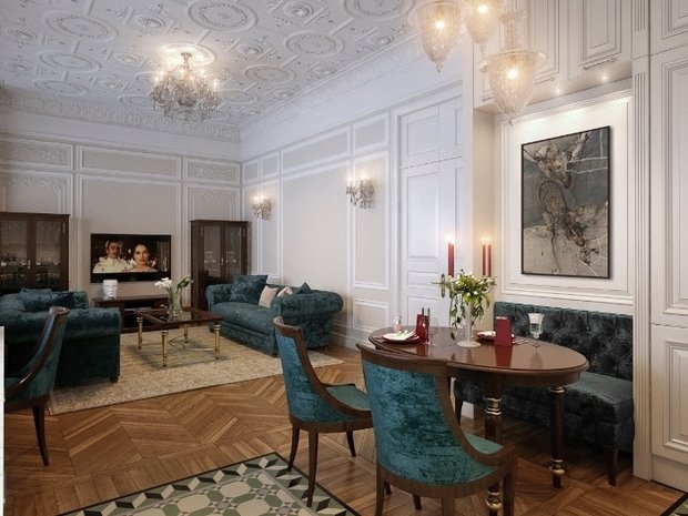 Фото из портфолио Квартира на Сретенке – фотографии дизайна интерьеров на INMYROOM