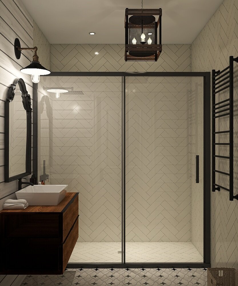 Фото из портфолио Санузел и душевая в стиле Фармхаус – фотографии дизайна интерьеров на INMYROOM Фото из портфолио Санузел и душевая в стиле Фармхаус – фотографии дизайна интерьеров на INMYROOM