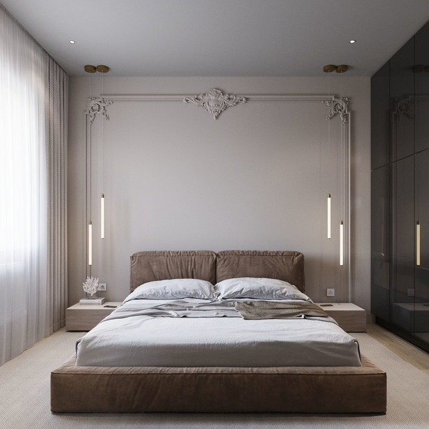 Фото из портфолио спальня в минимализме – фотографии дизайна интерьеров на INMYROOM