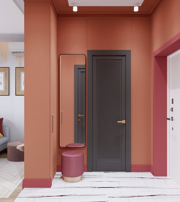 Фотография: Прихожая в стиле Современный, Квартира, Студия, Проект недели, Москва, до 40 метров, АРИНА ТРОИЛОВА – фото на INMYROOM