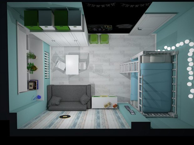Фото из портфолио Детская – фотографии дизайна интерьеров на INMYROOM