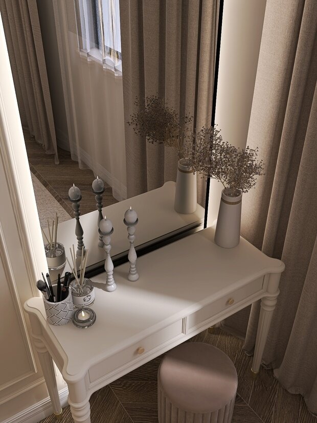 Фото из портфолио Спальня Неоклассика – фотографии дизайна интерьеров на INMYROOM