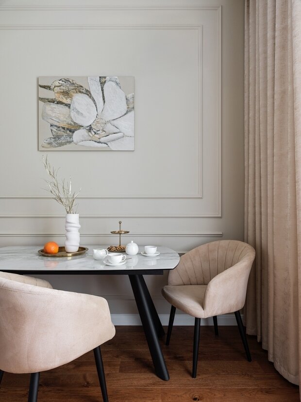 Фотография: Кухня и столовая в стиле Классический, Современный, Квартира, Проект недели, Санкт-Петербург, Кирпичный дом, 4 и больше, Более 90 метров, Poplavsky group, Ольга Золотухина – фото на INMYROOM