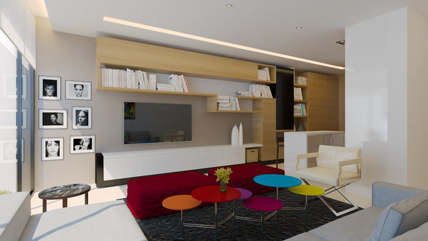 Фото из портфолио Apartment 3 – фотографии дизайна интерьеров на INMYROOM