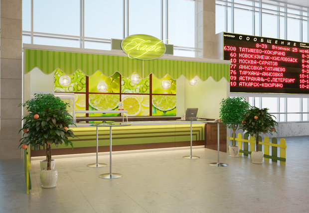 Фото из портфолио кафе на белорусском вокзале – фотографии дизайна интерьеров на INMYROOM