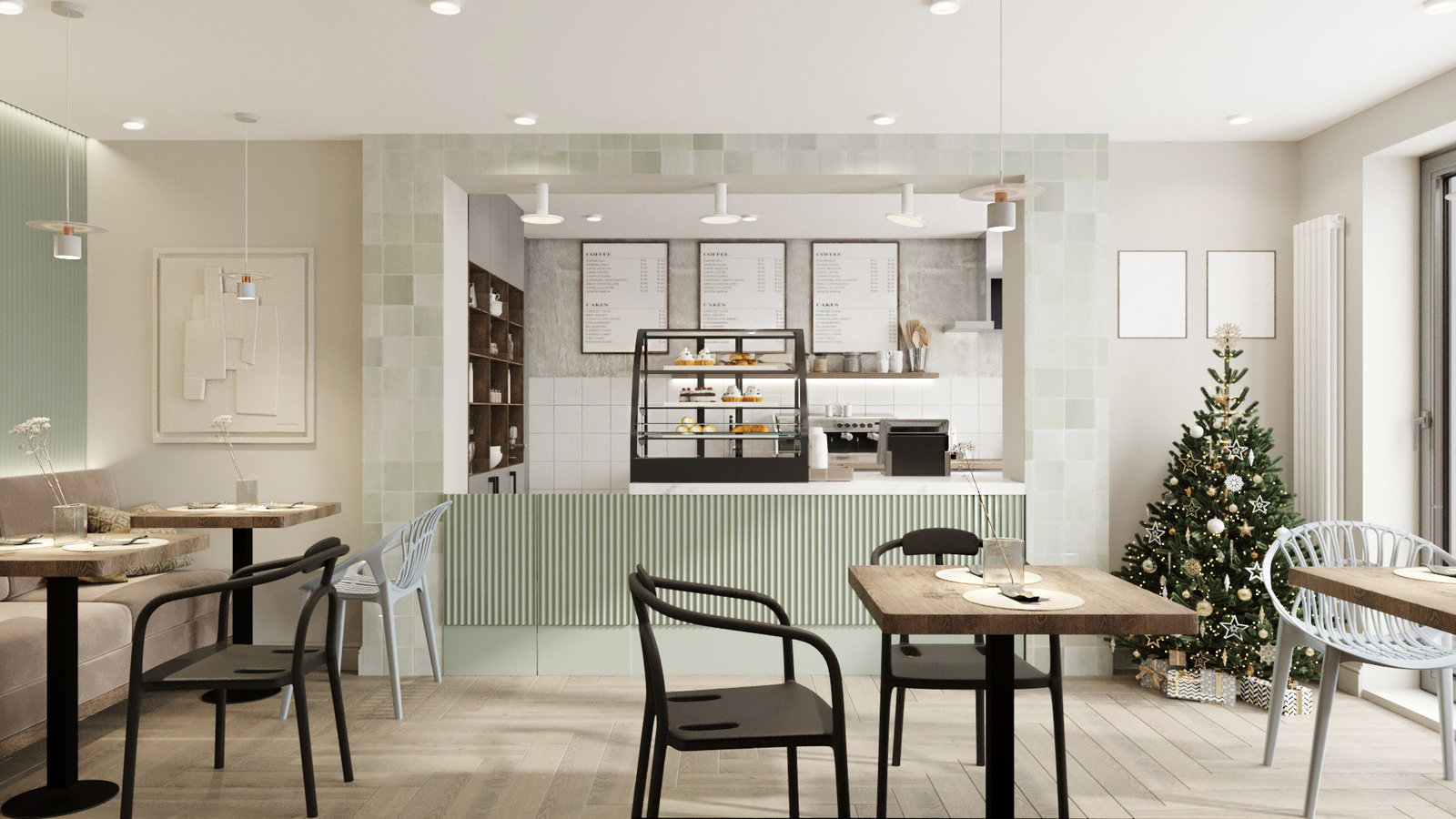 Фото из портфолио Дизайн кафе в Уфе – фотографии дизайна интерьеров на INMYROOM Фото из портфолио Дизайн кафе в Уфе – фотографии дизайна интерьеров на INMYROOM