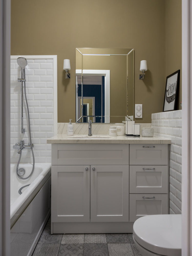 Фотография: Ванная в стиле Скандинавский, Квартира, Проект дня, Мила Колпакова, Мытищи, Монолитный дом, 3 комнаты, 60-90 метров, ЖК «Квартал 9-18» – фото на INMYROOM Фотография: Ванная в стиле Скандинавский, Квартира, Проект дня, Мила Колпакова, Мытищи, Монолитный дом, 3 комнаты, 60-90 метров, ЖК «Квартал 9-18» – фото на INMYROOM