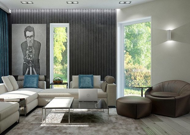 Фото из портфолио House in Moscow – фотографии дизайна интерьеров на INMYROOM
