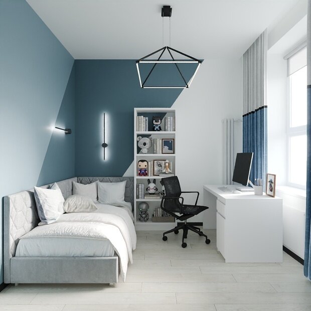 Фотография: Детская в стиле Современный, Минимализм, Квартира, Проект недели, 3 комнаты, 40-60 метров, Фрязино, Анна Гречка – фото на INMYROOM