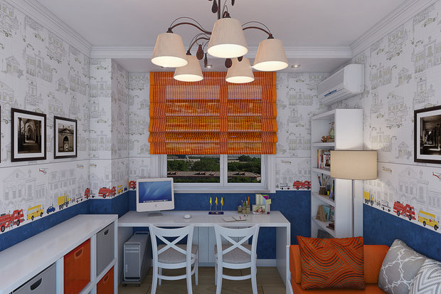 Фото из портфолио 02 Студия в легкой классике – фотографии дизайна интерьеров на INMYROOM