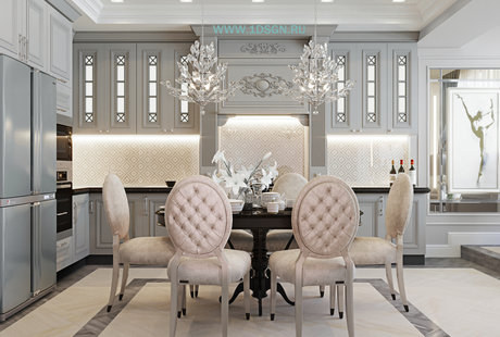 Дизайн интерьера Гостиной-кухни-прихожей в квартире г.Москва