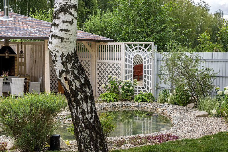 Фотография: Ландшафт в стиле Современный, Дачный ответ, Беседка – фото на INMYROOM Фотография: Ландшафт в стиле Современный, Дачный ответ, Беседка – фото на INMYROOM